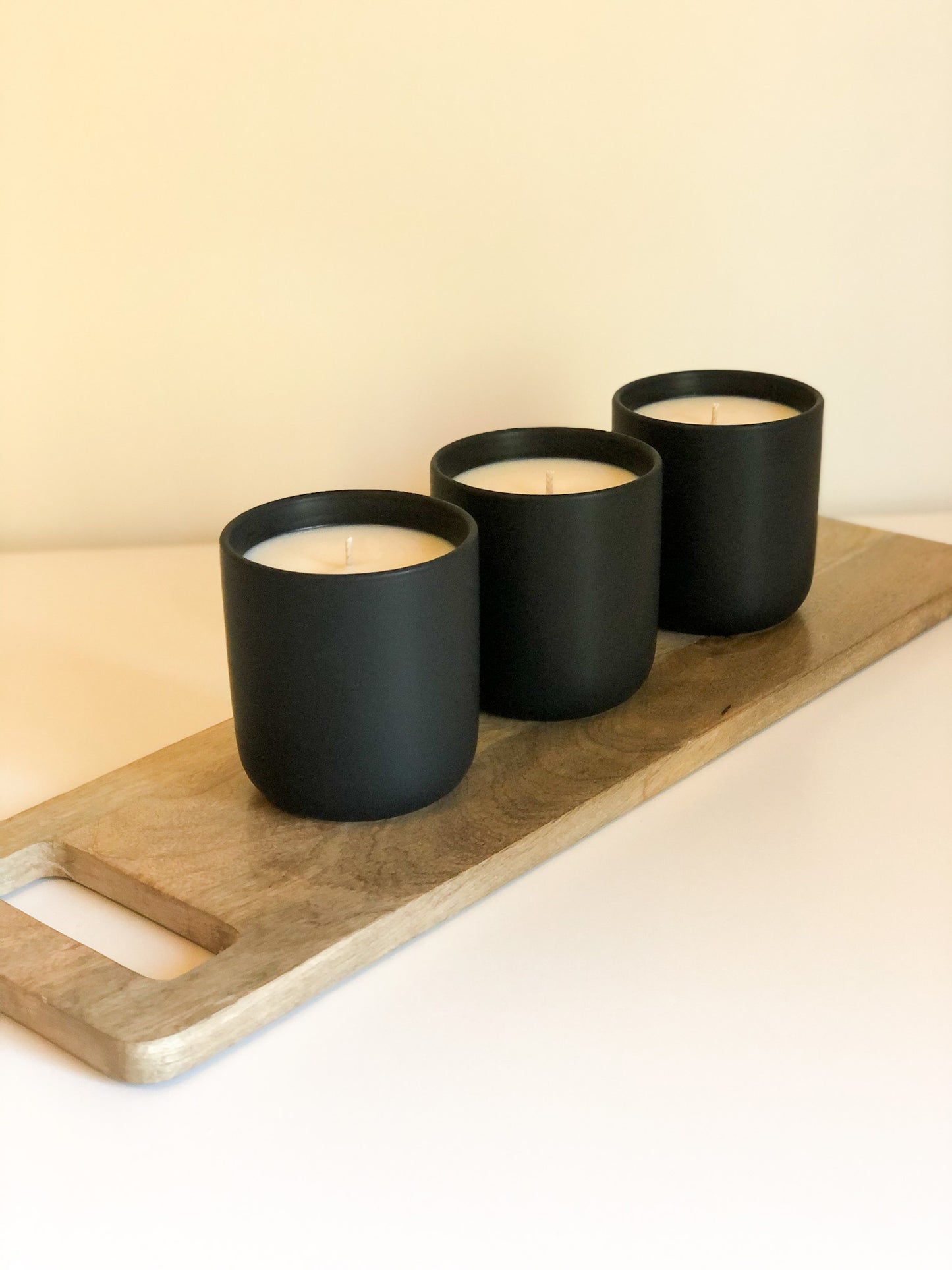 Black Ceramic Vessel